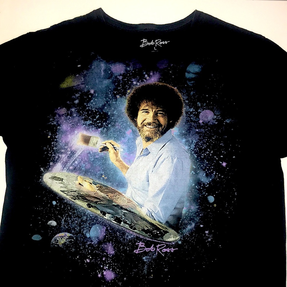 Bob Ross Galaxy T Shirt